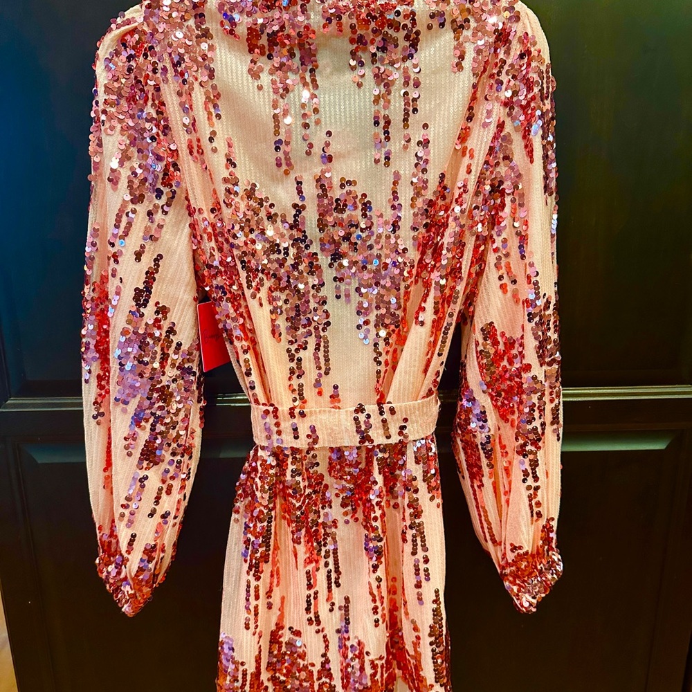 Pink Sequin Women's Robe - Picture 5 of 7